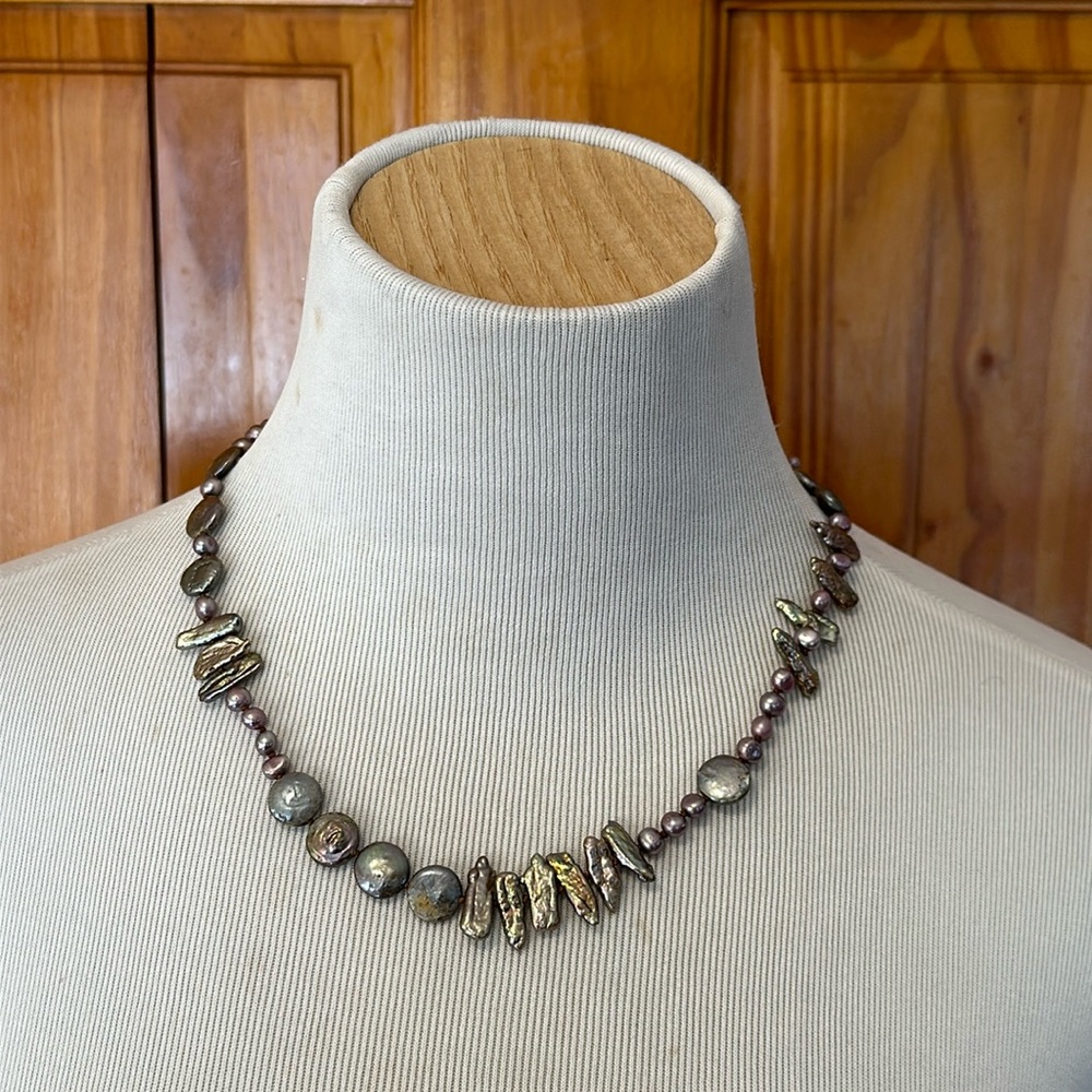 Stick and coin pearl set - Picture 2 of 7